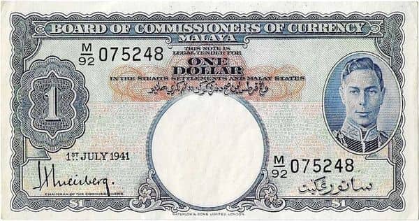 1 Dollar George VI