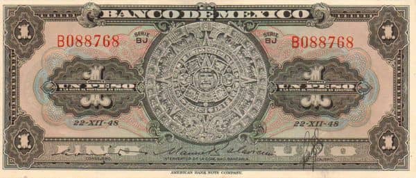 Mexico's banknotes - The banknote Numizon catalog