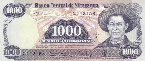 1000 cordobas