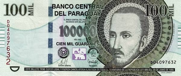 100000 Guaraníes