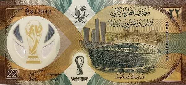 22 riyals (Qatar 2022 FIFA World Cup Qatar 2022)