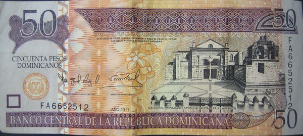 50 Pesos Dominicanos
