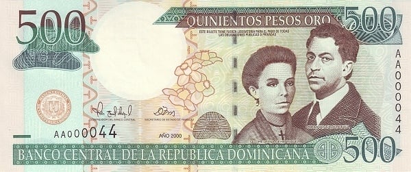 500 pesos gold