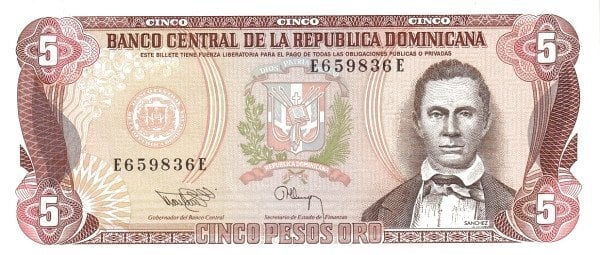 5 gold pesos