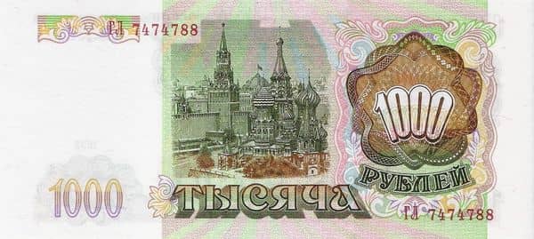 1000 Rubles
