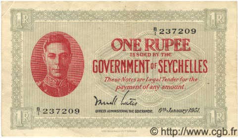 1 Rupee George VI