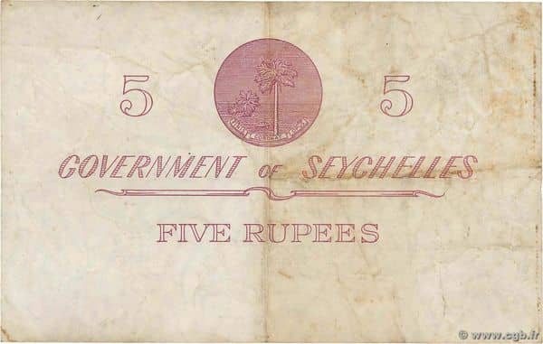 5 Rupees Elizabeth II