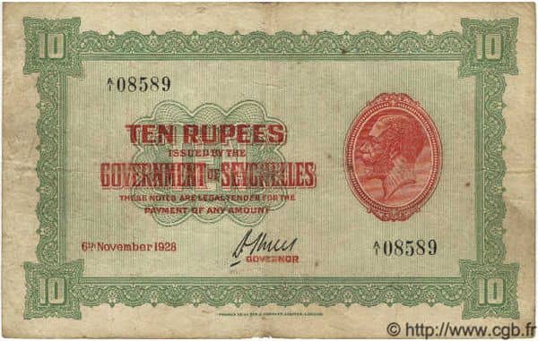 10 Rupees George V