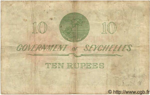 10 Rupees Elizabeth II