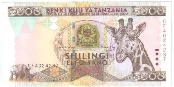 5000 Shillings