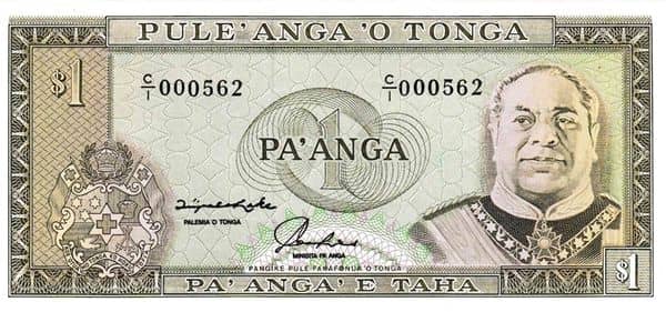 1 Pa'anga - Taufa'ahua
