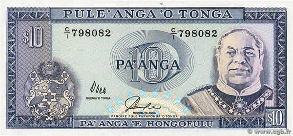 10 Pa'anga - Taufa'ahua