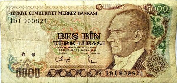 5000 Lira