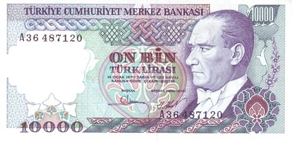 10000 Lira