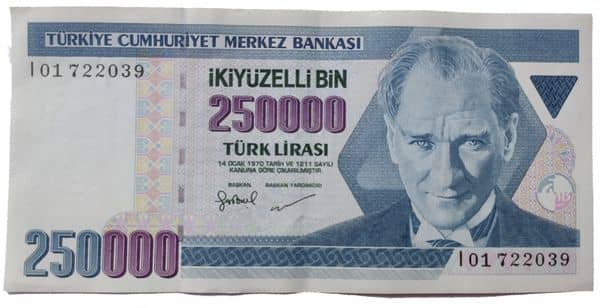 250000 Lira