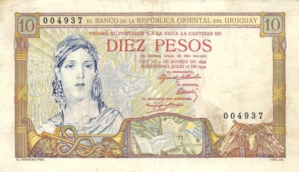 10 Pesos Constitution Centennial