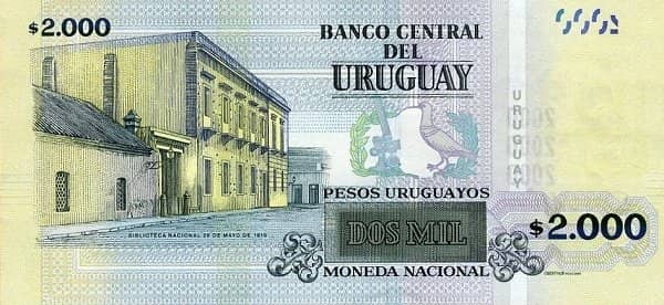2000 Pesos Uruguayos