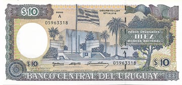 10 Uruguayan pesos