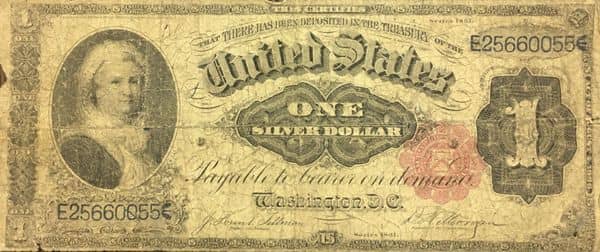 1 Dollar Silver Certificate