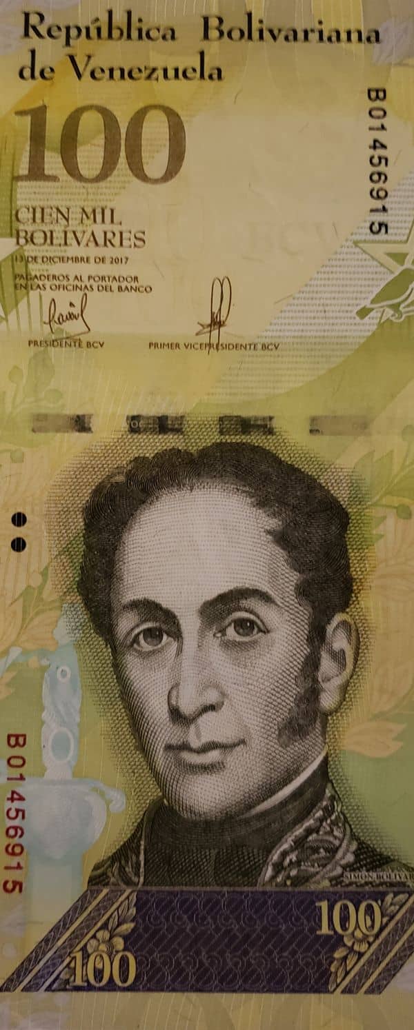 100000 Bolívares