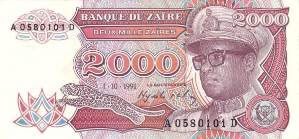 2000 zaïres