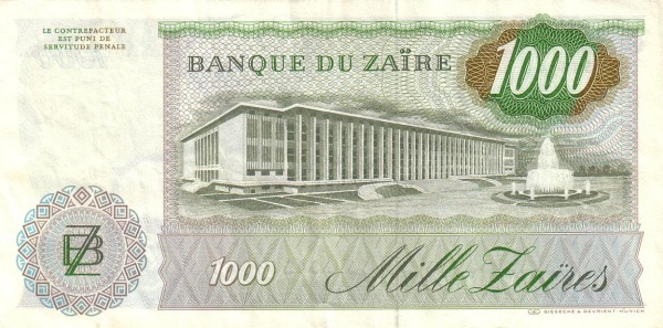 1000 zaïres