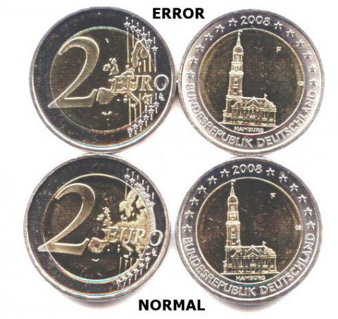 error euro coin
