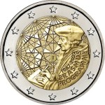 Commemorative 2 euro coin 2022. Common for all countries. 35th Anniversary of the Erasmus Programme.
