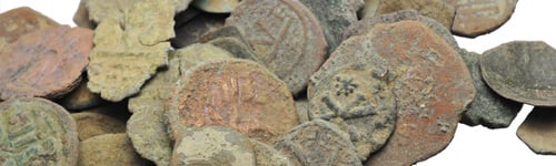 Cleaning old coins