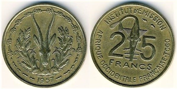 25 francs (Togo)