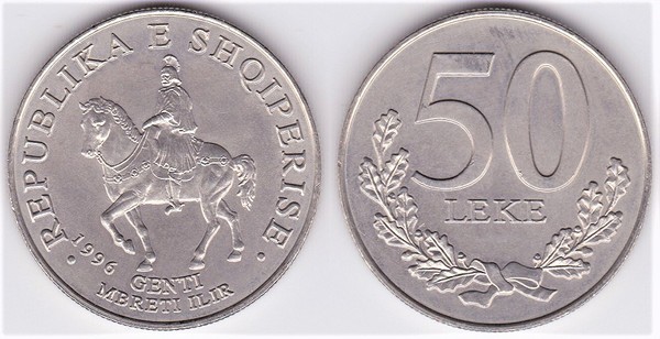 50 leke (King Gentius of Illyria)