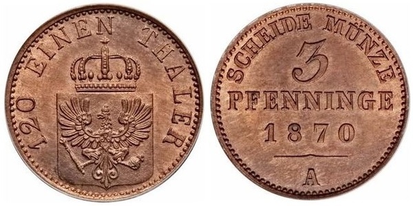 3 pfenninge