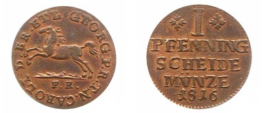 1 pfennig (George IV)