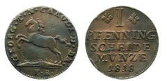 1 pfennig (George IV)