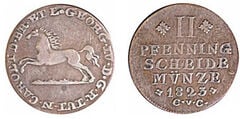 2 pfennig (George IV)