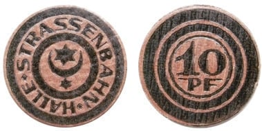 10 pfennig (City of Halle an der Saale-Prussian Province of Saxony)