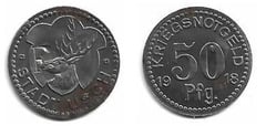 50 pfennig (Ciudad de Usch-Provincia prusiana de Posen)
