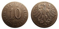 10 pfennig (Ciudad de Schweinfurt-Estado federado de Baviera)