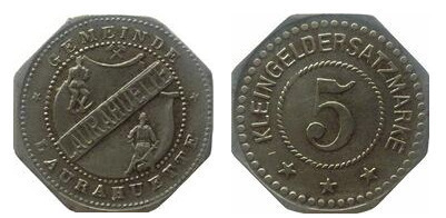 5 pfennig ( Laurahütte - Upper Silesia)