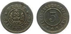 5 pfennig (Saalfeld-Prusia Oriental)