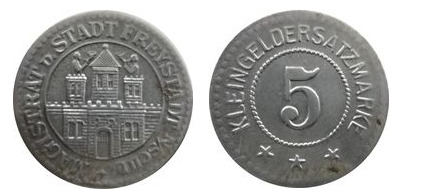 5 pfennig (Freystadt Schlesien)