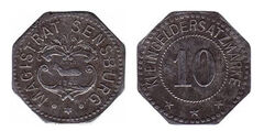 10 pfennig (Sensburg)