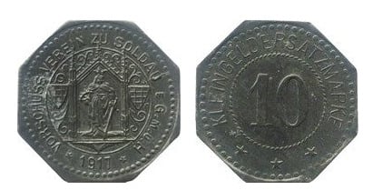 10 pfennig (Soldau Ostpreußen -Vorschussverein)