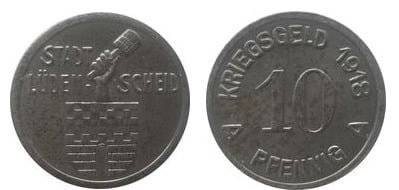 10 pfennigs (City of Lüdenscheid - Prussian Province of Westphalia)