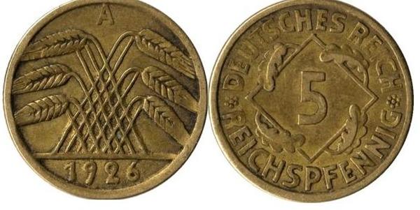 5 reichspfennig