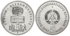 5 mark (750th Anniversary of Berlin - Alexanderplatz)