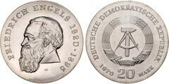 20 Mark (150th Anniversary of the Birth of Friedrich Engels)