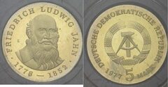5 mark (125 Aniversario de la Muerte de Friedrich Ludwig Jahn)