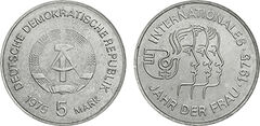5 mark (International Women's Year)