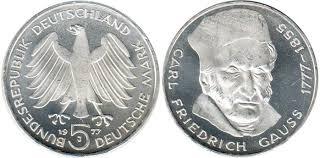 5 mark (200th Anniversary of the Birth of Mathematician Carl Friedrich Gauss)